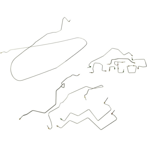 Dorman 919-035 Stainless Steel Preformed Brake Line for Specific Dodge Models (OE FIX)