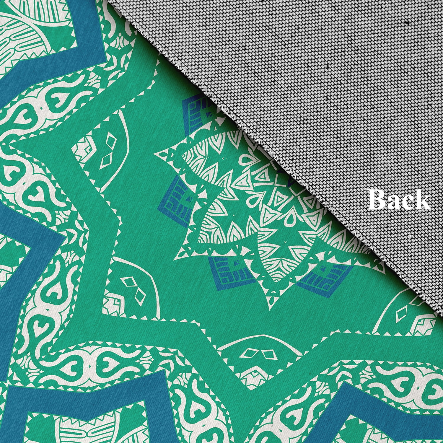 Simply Daisy 18" x 30" Unreal Teal Shawl Rug
