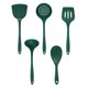 thumbnail image 2 of Juego de espátula de silicona de 5 piezas, juego de utensilios de espátula de silicona para cocina, utensilios de cocina antiadherentes para cocinar mezcla para hornear, 2 of 5