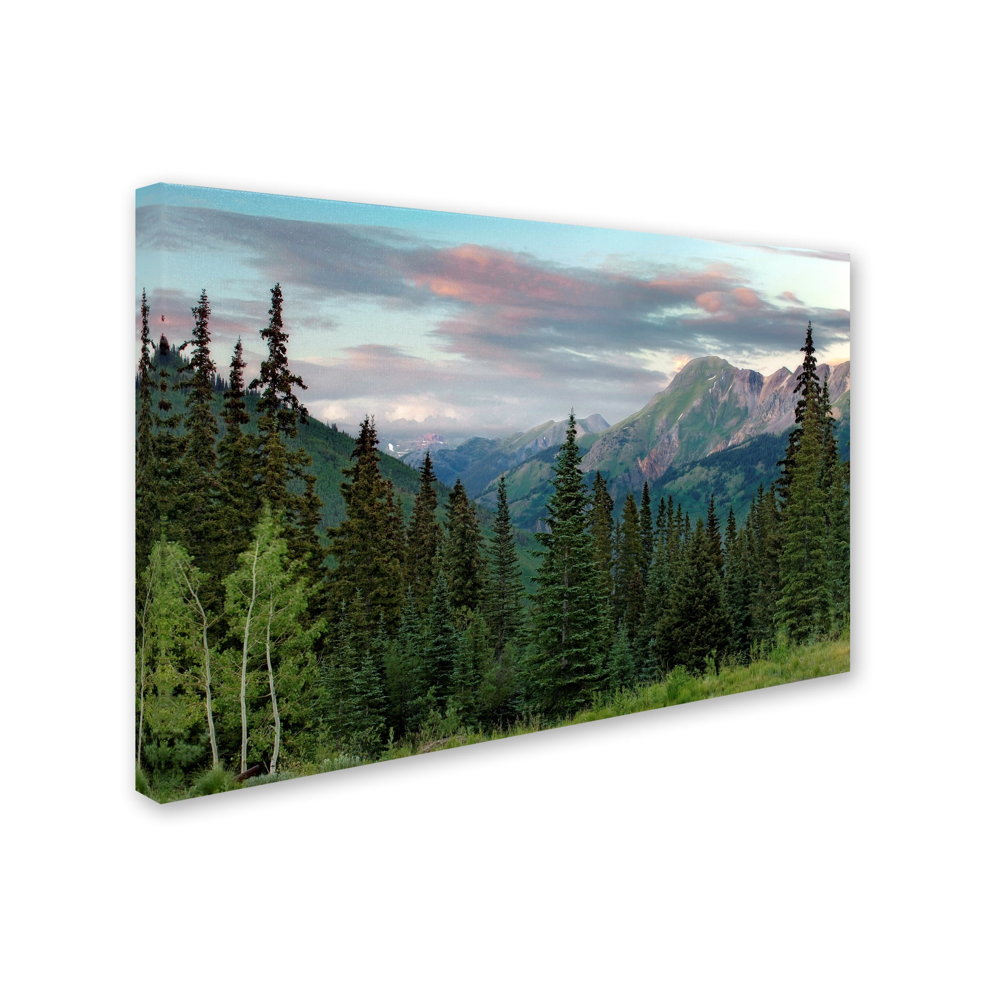 Trademark Fine Art 'Dusk Near Ouray' Canvas Art by Mike Jones Photo