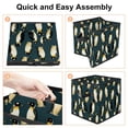 thumbnail image 4 of Penguin Foldable Storage Baskets Toy Storage with Handle 10.8"x10.5"x10.6" Large Capacity Storage Cubes, 4 of 6