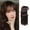 Dark Gray, variant on Medium Long Brown Wavy Wig with Bangs for Women, Synthetic Full Hair Wig for Daily Wear(Brown,One Size)