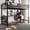 Black,Removable Ladder, variant on Amolife Twin Size Metal Loft Bed with Removable Ladder & Full-Length Guardrail, Black