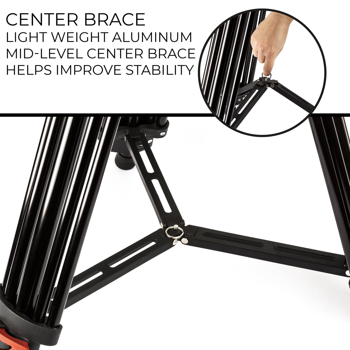 Ultimaxx Professional 72" Deluxe Video / Camera Tripod