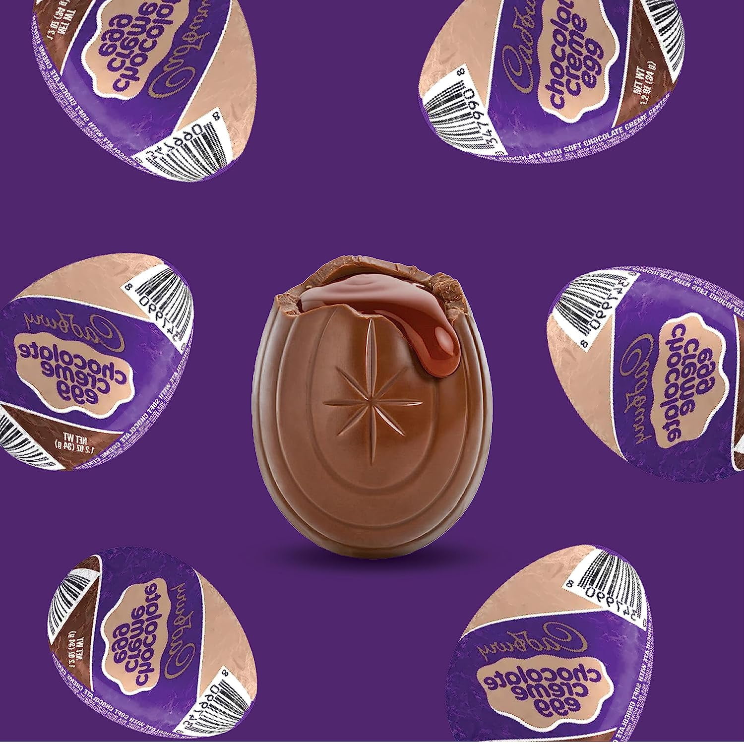 Cadbury Creme Eggs Bulk Pack - 10 Count 1.2 Oz Chocolate Easter Candy