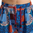 thumbnail image 6 of ZVNAΖH Men's Harem Jogger Pants Drawstring Waist Paisley Print Pants Casual Cotton Blend Summer Vacation Pants Streetwear Hippie Yoga Pants, 6 of 9