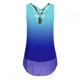 thumbnail image 4 of Camisetas sin mangas para mujer, camisetas con dobladillo cruzado en la espalda a la moda de verano, camisetas informales sin mangas con cremallera y cuello en V, camisetas estampadas Pompotops lopia998871, 4 of 4