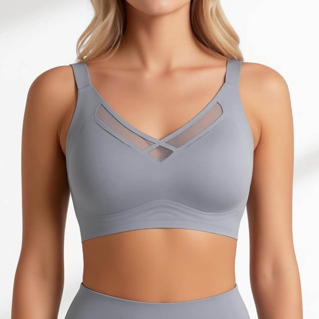 Full Coverage Wireless T Shirt Bra for All Day Support and Comfort – Seamless Design for Everyday Wear