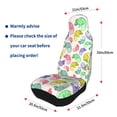 thumbnail image 6 of Haiem Cute Chameleons Printed Car Seat Covers Set of 2, Universal Fit Car Seat Covers,Protective Seat Covers,Comfortable Car Seat Covers, Easy Installation Seat Covers, Vehicle Seat Covers, 6 of 9