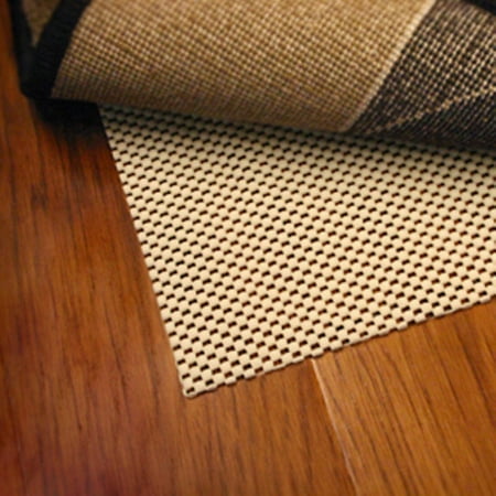 Essential Rug Pad 002 Rug Pad After finding the ideal area rug for your living space  you ll appreciate the Essential Rug Pad 002 Area Rug. This durable rug pad keeps area rugs firmly in place thanks to its specially engineered texture. Made from polymer-coated polyester  this rug pad prevents scratches on your hardwood floors and it makes vacuuming easier  too. All of this extends the life of your rug. The pad is naturally anti-microbial. It comes in several sizes  the dimensions of which are approximate  but it can also be easily cut to perfectly fit your area rug. A 10-year wear warranty is included. About Sphinx/Oriental Weavers Sphinx is part of the Oriental Weavers company  established in 1980 in Egypt. Currently  Oriental Weavers is the largest machine-woven rug manufacturer in the world. It is one of the leading exporters of rugs worldwide and acknowledged as the market leader and trendsetter in technology  design  and coloration. Oriental Weavers is the recipient of awards including America s Magnificent Rug Award for several years  and Favorite Area Rug Manufacturer from several industry magazines. You can count on a quality  beautiful rug from Oriental Weavers.