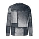 thumbnail image 5 of Puntoco Mujeres Moda Casual Geometría Impreso Suéter Manga Larga Cuello Redondo tops Puntoco Puntoco-1698, 5 of 6