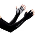 thumbnail image 1 of Men Biking Gloves Non-Slip Yoga Exercise Half Finger Arm Cover Hand Protector, 1 of 1