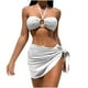 thumbnail image 1 of Conjunto Cómodo de Traje de Baño de Mujeres, Traje de Baño Sexy Y de Moda de Color Sólido para las Vacaciones en la Playa, 1 of 7