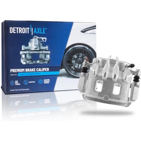 Detroit Axle - Front Right Brake Caliper for Subaru Forester Outback Impreza Legacy, Brake Caliper with Bracket Assembly Replacement