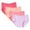 4 Pack-Assorted02, variant on 4 Pack Women's Middle Waist Cotton Panties Soft Hipster Full Coverage Briefs Plus Size Stretch Briefs