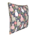 thumbnail image 2 of Xecao Llamas Print Soft Velvet Decorative Throw Pillow Covers, Square Cushion Cases for Bed, Sofa, Living Room, Car, and Indoor Outdoor Use-16"x16", 2 of 8