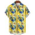 thumbnail image 4 of Camisas hawaianas para hombre 2024, camisetas de manga corta con estampados 3D de tucán, camisetas unisex de estilo hawaiano a la moda, 4 of 4