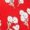 Red, variant on Red Floral Print Fit & Flare Mini Dress With Spaghetti Straps And Tie Front