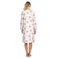thumbnail image 4 of Casual Nights Women's Long Sleeve Floral Flannel Nightgown, Size L, 100% Cotton, 4 of 5