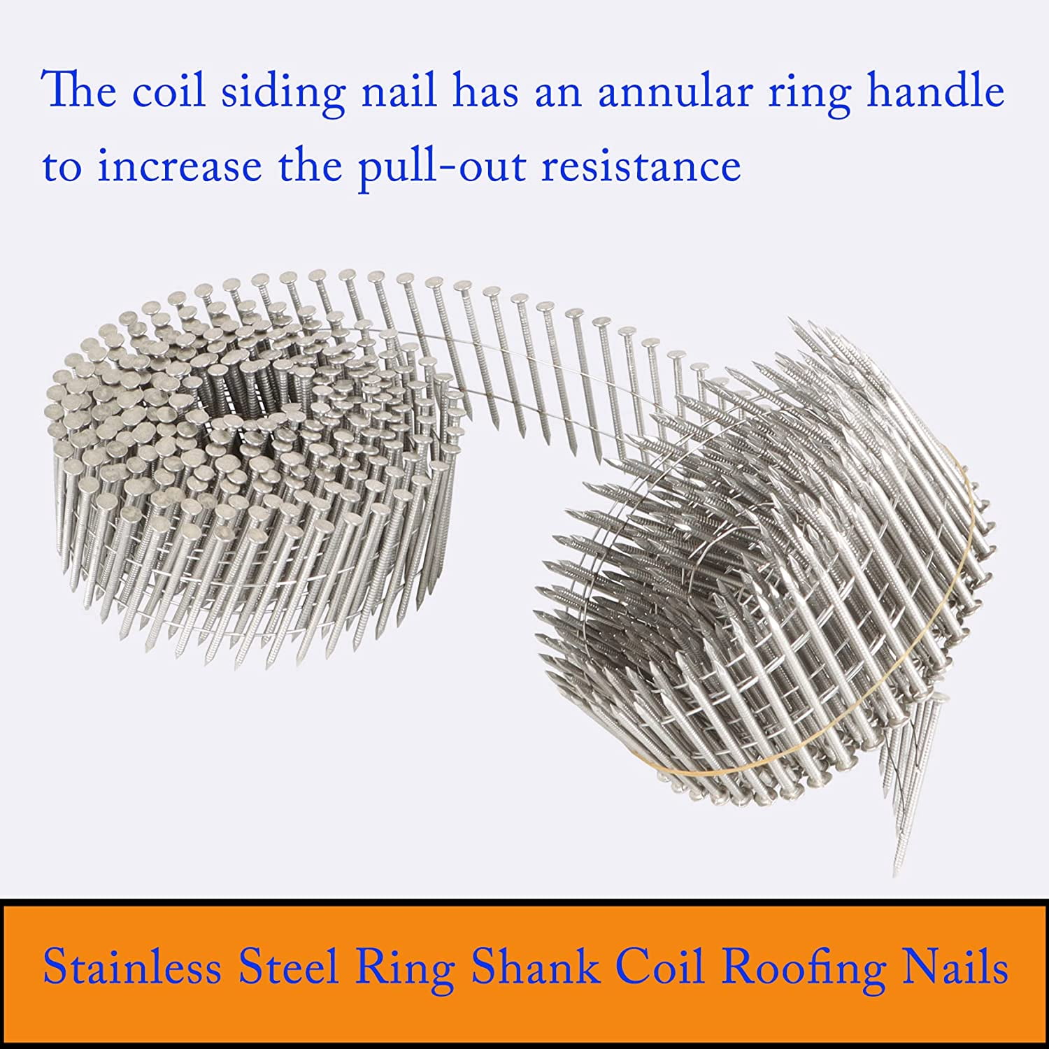 Annular Ring Shank Nails - 65mm - Electro Galvanised – FrankShaw