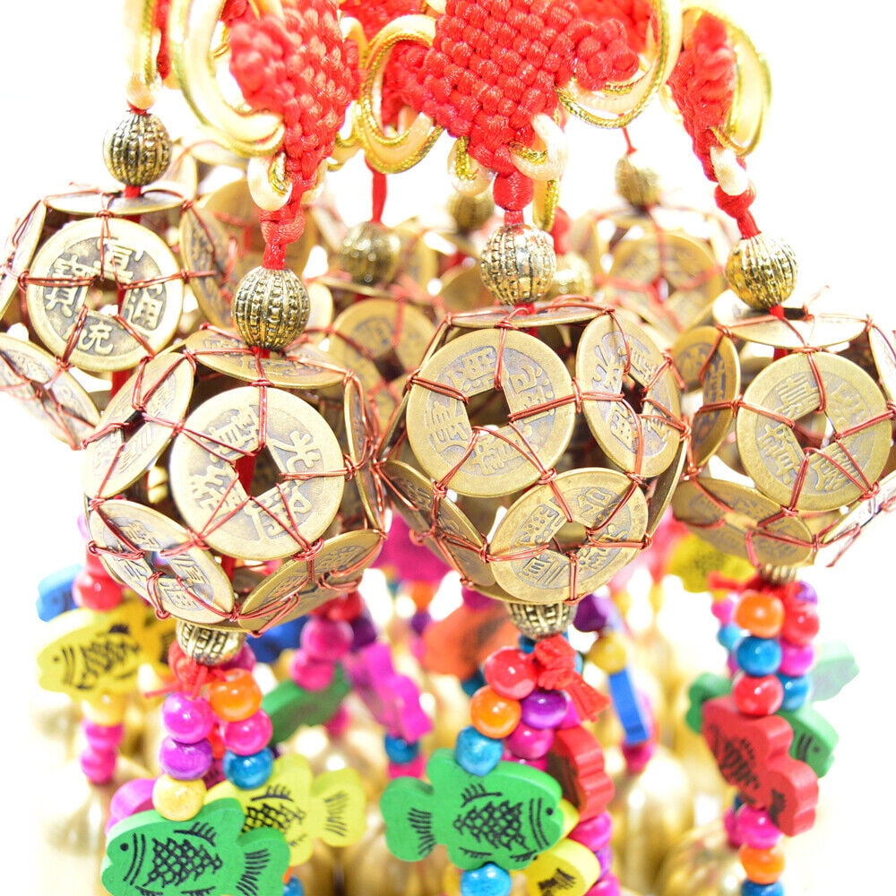 Chinese Hanging Bell for Door Feng Shui Bell Good Luck Home Pendant Wind Chime