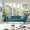 Teal, variant on Modway Bestow Modern Style Upholstered Polyester Fabric Sofa in Teal Blue