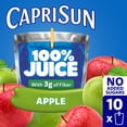 thumbnail image 3 of (4 pack) Capri Sun 100% Juice from Concentrate Juice Boxes, 10 Pouches, for School Lunches and On-the-Go Hydration, Apple with Added Ingredients, All Natural Ingredients, 6 oz, 3 of 17