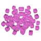 thumbnail image 4 of Seis conjuntos juegos portátiles transparentes Colroful a un lado , Púrpura Hugo Dados acrílicos de 6 caras, 4 of 6