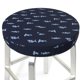 thumbnail image 3 of Balery Cute Shark Fundas de asiento para taburete de bar redondo de tela de terciopelo ajustables que protegen de arañazos y manchas para sillas de 14 a 17 pulgadas.-14 inch, 3 of 7