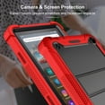 thumbnail image 4 of Funda Tablet Kids Case for Amazon Kindle Fire 8 HD 8 HD8 Plus 12th 2022 Cover Stand PC Shockproof Silicone Coque Shell 1 pcs Glass Film Fire HD 8 2022, 4 of 6