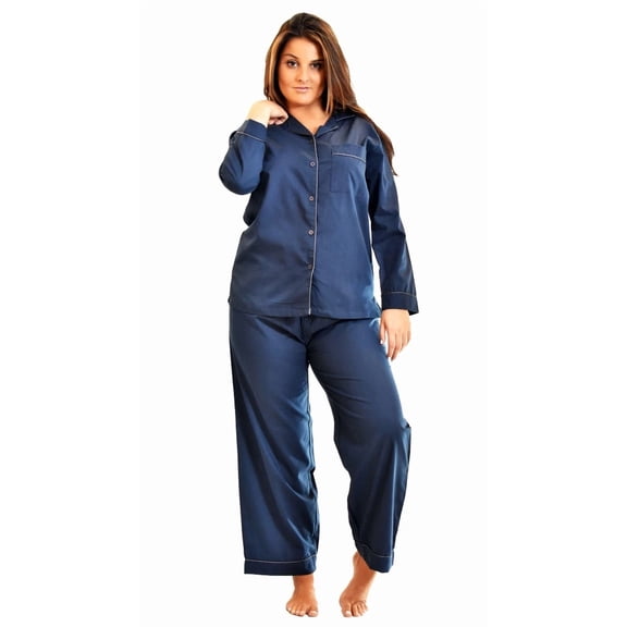 Up2date Fashion's Women's 100% Cotton Pajamas in Solid Colors
