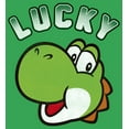 thumbnail image 2 of Junior's Nintendo Super Mario St. Patrick's Day Lucky Yoshi Graphic Tee Kelly Green Medium, 2 of 3
