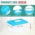 thumbnail image 2 of 10-Piece Portable Spider Tarantula Enclosure Reptile Terrarium for Breeding Box Snake Hatching Container - Ideal for Bearded Dragon Lizard, 2 of 4