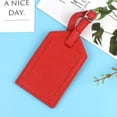 thumbnail image 1 of Luggage Tag Personalized Travel Suitcase Name Address ID Baggage Label Address Holder Portable Boarding Tags Travel Accessories Red, 1 of 6