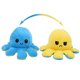 thumbnail image 5 of Juguete de peluche de animal reversible suave para niños Lindo muñeco con tapa de doble cara Juguete para niños RegaloAmarillo + Azul, 5 of 5