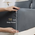 thumbnail image 6 of 100% Bamboo Fiber Bed Sheets with Pillowcases, 3 Piece Cooling Sheets with 16 inch Deep Pocket, 6 of 8