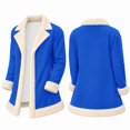 thumbnail image 3 of Toddler Kids Boys Lined Overcoat Long Sleeve Open Front Warm Cozy Windproof Elegant Outerwear 4-5 Years, 3 of 5