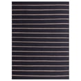 thumbnail image 2 of Laddha Home Designs 5' x 7.75' Hand Woven Striped Area Throw Rug - Black and Brown, 2 of 8