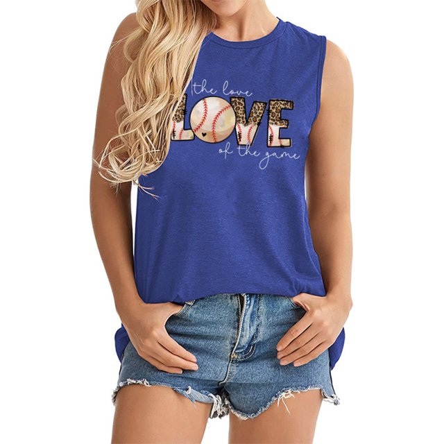 SMihono Hauts pour Femmes Débardeur Mode Femme Décontracté Col Rond Imprimé Lettre Manches Courtes T-Shirt Blouse Hauts Débardeurs pour Femmes Hauts d'Été pour Femmes