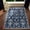 Thunder Blue, variant on Handcraft Rugs Abstract Modern Swirl floral Contemporary Rug. Thunder Blue, Silver and Grey Color. Super Plush and Soft. 5 ft. by 7 ft.