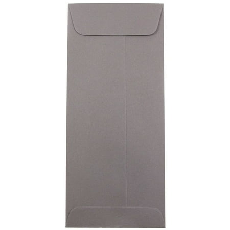 UPC: 0707152639804 | JAM #10 Policy Envelopes  4.1×9.5  Dark Gray  50/Pack