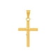 thumbnail image 2 of Dije Cristo Casa del Anillo Tubular 2.5 cm Oro Sólido 10k Amarillo, 2 of 3