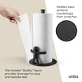 thumbnail image 4 of Soporte para toallas de papel UMBRA Buddy Black Soft-Touch 32 cm, 4 of 6