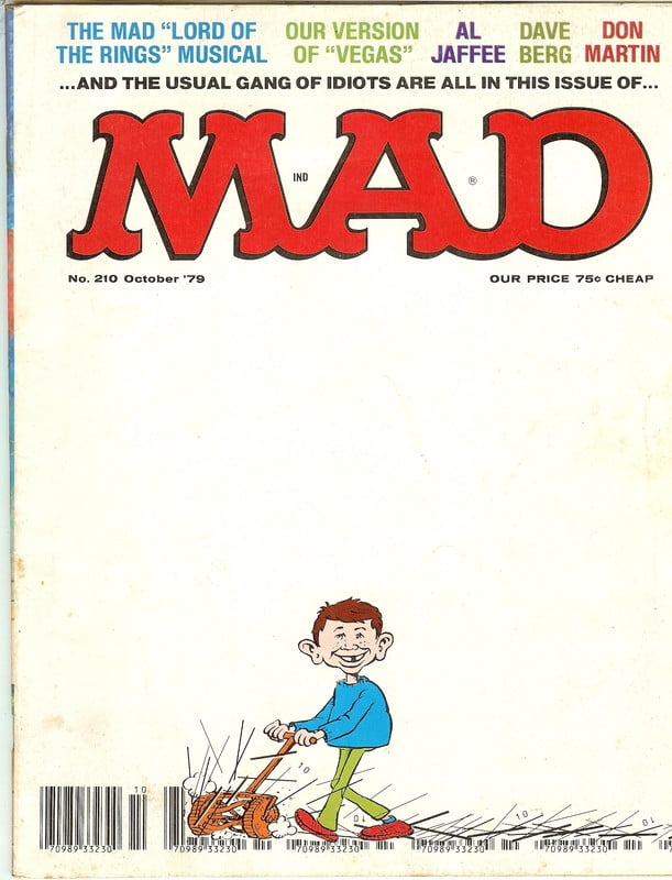 MAD Magazine #210 OCT 1979