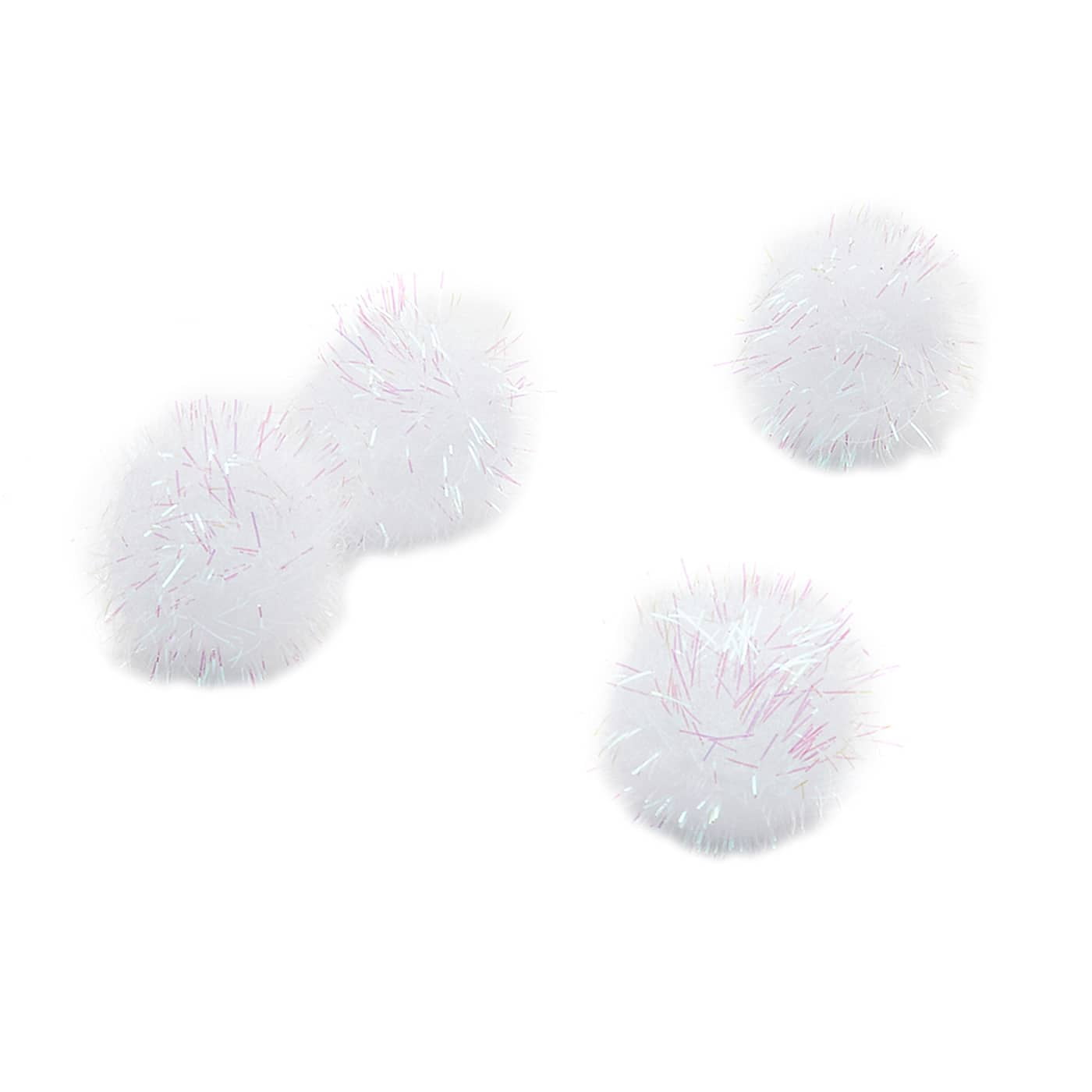 24 Packs: 15 ct. (360 total) 3/4" Sparkle Pom Poms by Creatology