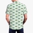 thumbnail image 4 of Balery Cute Crocodile Printed Men’s Short Sleeve Polo Shirt, Midweight Men's Shirt,Golf Polo shirts -4X-Large, 4 of 9