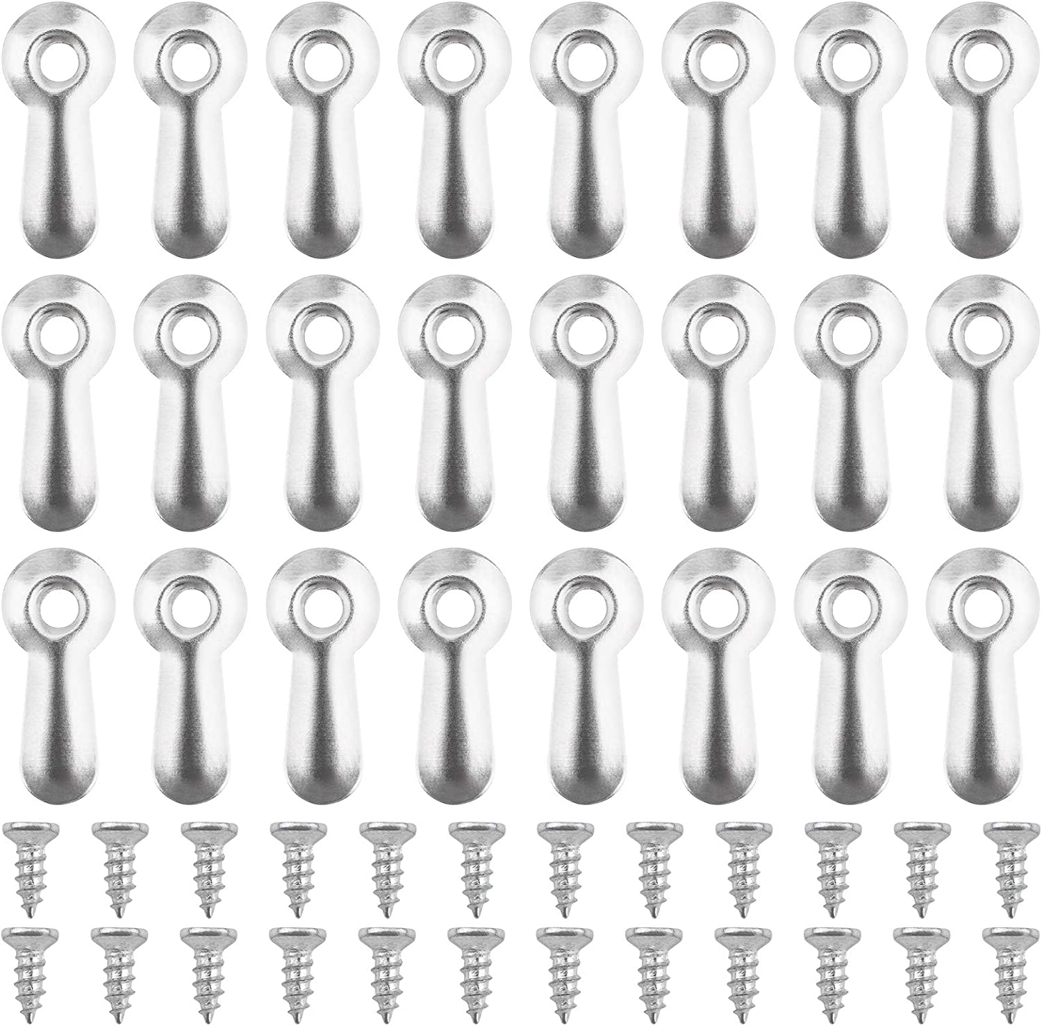 160 Pieces Frame Picture Turn Button with 160 Pieces Screws for Hanging