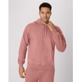 thumbnail image 2 of Hanes Ultimate Men's Heavyweight Fleece Hoodie Mauve L, 2 of 6