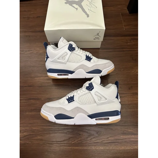 Ni - ke Ni - ke Air Jordan 4 Retro SB Navy Size 8 Men’s DR5415-100 Brand New Fast Ship