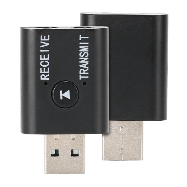 Transmisor Receptor de Audio Bluetooth V5.0 con Audio Digital de 3,5 Mm para Altavoz con Cable/TV/Co ulares Plug and Play Receptor Bluetooth Transmisor Spptty Como se muestra en la descripción